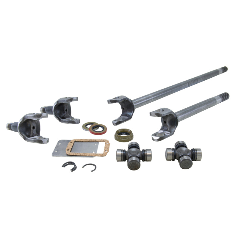 Yukon Gear Chromoly Front Axle Kit for Dana 30 w/27 Spline & 1310 U-Joints Yukon Gear & Axle Axles  AXOPROS