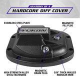 Yukon Gear Hardcore Diff Cover for Dana 30/Super 30 Yukon Gear & Axle Diff Covers  AXOPROS