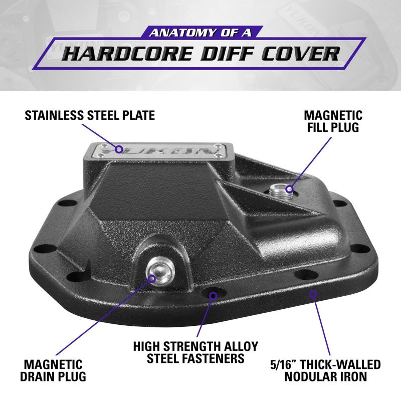 Yukon Gear Hardcore Diff Cover for Dana 50/60/70 Yukon Gear & Axle Diff Covers  AXOPROS
