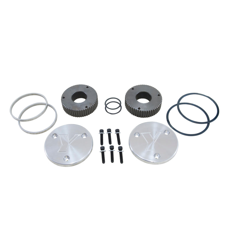 Yukon Gear Hardcore Drive Flange Kit For Dana 60 / 35 Spline Outer Stubs. Yukon Engraved Caps Yukon Gear & Axle Differential Install Kits  AXOPROS