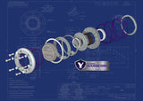 Yukon Gear Hardcore Locking Hub Set For Dana 44 / GM & Ford 1/2 & 3/4 Ton / 19 Spline Yukon Gear & Axle Differential Install Kits  AXOPROS