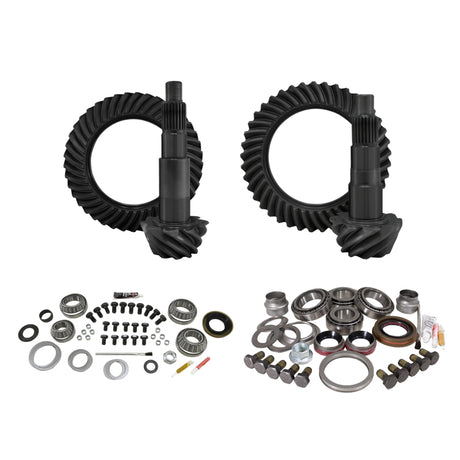 Yukon Gear & Install Kit Package For Jeep JK Rubicon in a 4.56 Ratio Yukon Gear & Axle Differential Install Kits  AXOPROS