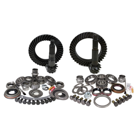 Yukon Gear & Install Kit Package Jeep XJ w/Dana 30 Front & Chrysler 8.25in Rear - 4.56in Ratio Yukon Gear & Axle Differential Install Kits  AXOPROS