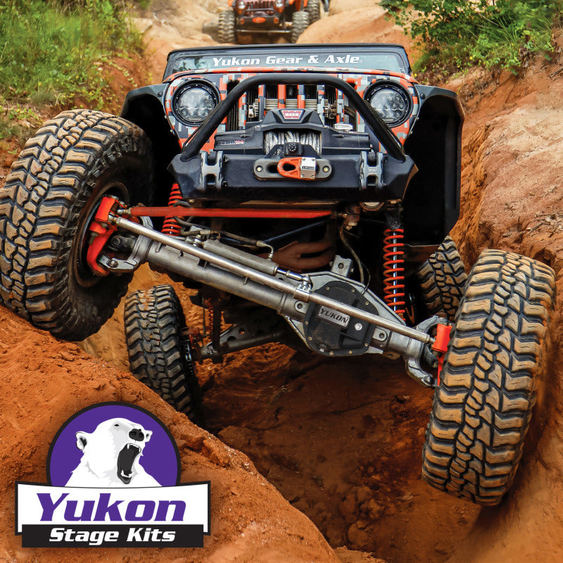 Yukon Stage 2 Jeep JL/JT Re-Gear Kit w/Covers & D44 Front & Rear in a 5.13 Ratio Yukon Gear & Axle Differential Install Kits  AXOPROS