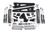 Zone 7" Radius Arm Suspension Lift Kit 4.5" Rear Block - Nitro Shocks Zone Offroad Suspension Lift Kit  AXOPROS