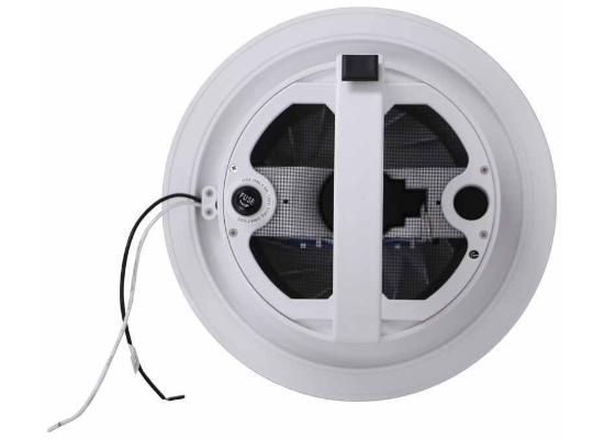 Maxxair 00-03810W - MaxxFan Dome Plus Roof Vent with LEDs 12V fan 6" Diameter Manual Lift White