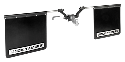 Rock Tamers RT00108 - Towing Vehicle Rock Shield Matte Black, 2" Model, Adjustable 66 3/4" to 93 3/4" Width