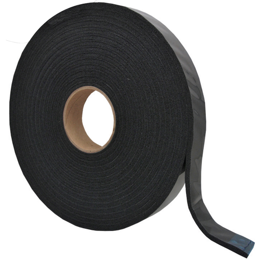 AP Product 018-3161531 - Black Foam Cap Tape 3/16? x 1-1/2? x 30?
