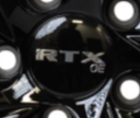 RTX 057K68B1OE - Gloss Black Center Cap with RTXoe Chrome Black Background