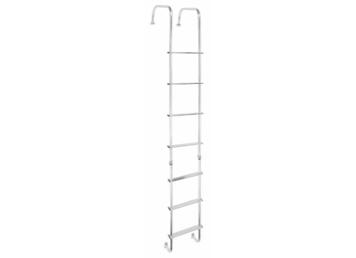 RV Pro 08-4650 - Outdoor Hinged Ladder - Aluminum - 99-1/2" height x 12" width
