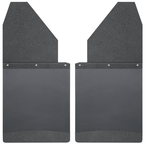 Husky Liners 17112 - 14" Wide Mud Flaps Kick Back with black weight