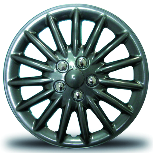 RTX 18815GM - (4) ABS Wheel Covers - Gunmetal 15"