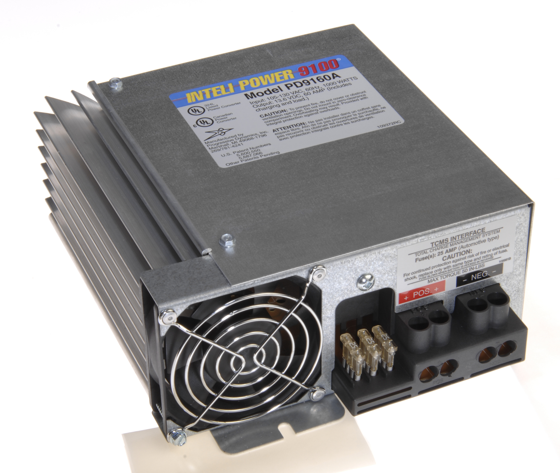 Progressive Industries PD9160AV - Inteli-Power RV Converter and Battery Charger, 12V, 60 Amps