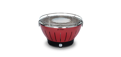 Lippert Component 2021106515 - Odyssey, Portable Grill 14.17" dia x 8.46" - Red