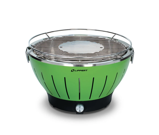 Lippert Component 2021106516 - Odyssey, Portable Grill 14.17" dia x 8.46" - Green