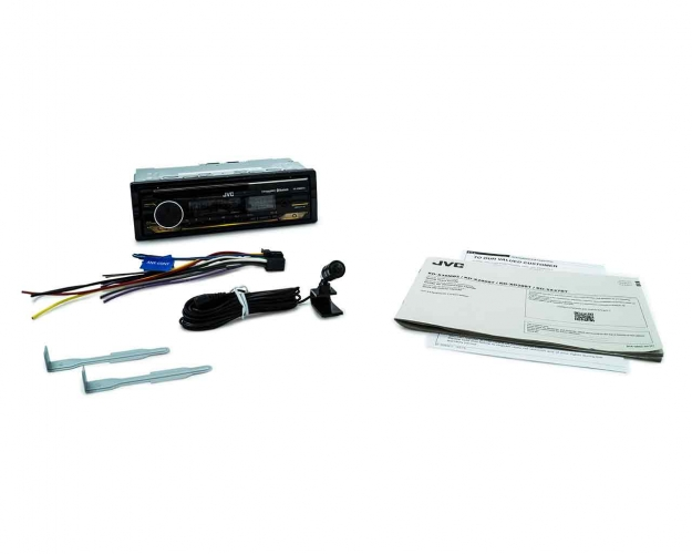 JVC KD-X380BTS - 1-DIN Digital Media Receiver with Bluetooth - 50Wx4