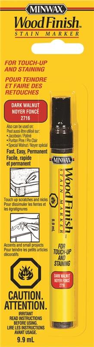 Minwax 23487 - Wood Finish Stain Markers 9.9 ml Dark Walnut
