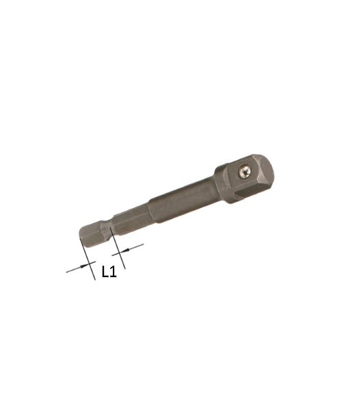 Genius 27206A - 1/4? Hex Dr. 1/4? Square Dr. Spinner Handle (for Electric Drill) 65 mmL