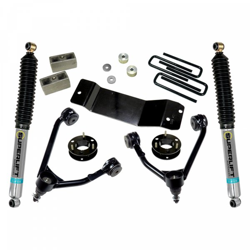 Superlift® • 3600B • Suspension Lift Kit • Front and Rear • Chevy Silverado/Sierra 1500 14-19 Stamped Aluminum