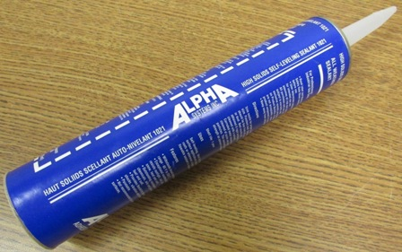 Alpha Systems 862149 - 1021 Almond Colored Low VOC Self Leveling Sealant Tube