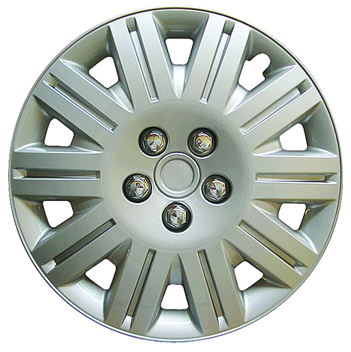 RTX 41915P - (4) ABS Wheel Covers - Silver 15"
