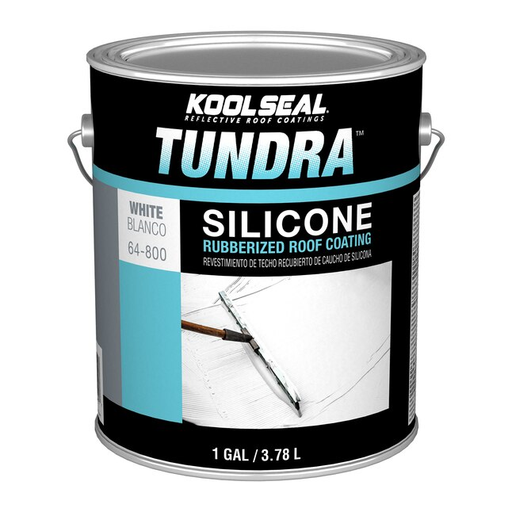 Kool Seal KS0064800-16 - 1-Gallon White Silicone Reflective Roof Coating