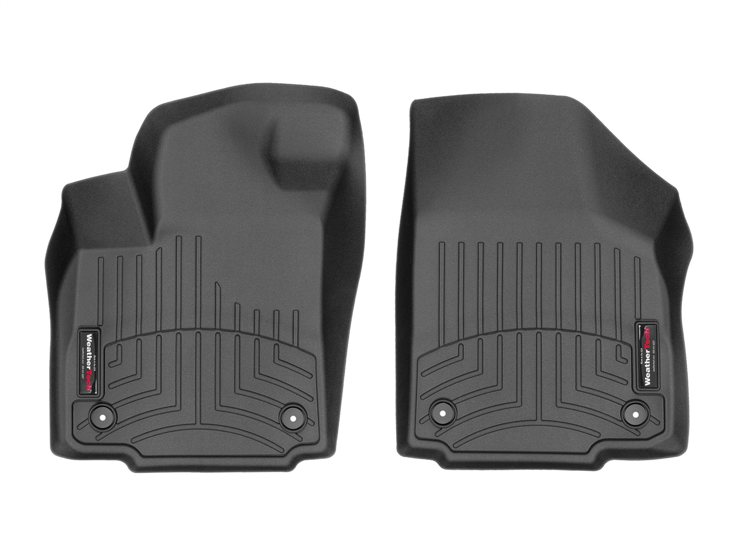 Weathertech® • 449771V • FloorLiner • Molded Floor Liners • Black • First Row • Ram 1500 Classic 19-22