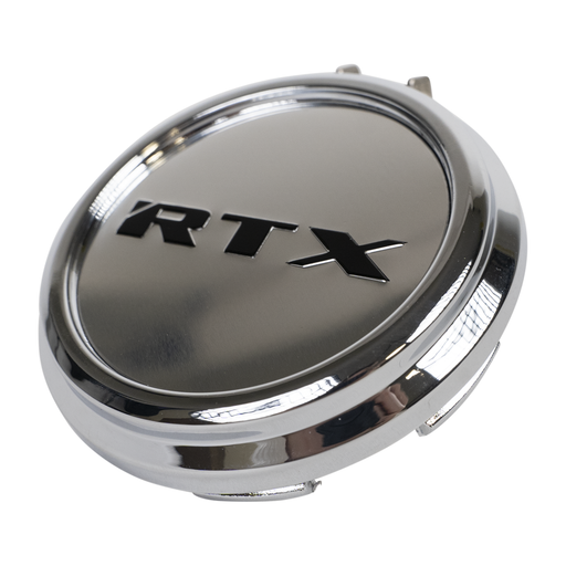 RTX 488K66RB - Center Cap Chrome & RTX Black Logo