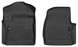 Husky Liners® • 52721 • X-Act Contour • Floor Liners • Black • Front • Ford F-250 Super Duty 17-22