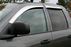 Stampede 6222-8 - Tape-Onz Chrome Front And Rear Sidewind Deflectors Dodge Ram Extended Cab 02-09