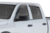 Stampede 6251-2 - Tape-Onz Smoke Front And Rear Sidewind Deflectors Dodge Ram 1500 Extended Cab 09-19