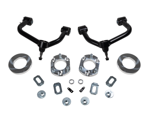Ready Lift 66-21300 - 3'' Front Lift Leveling Kit (incl. Alignment Cam / Upper Control Arms) for F150 Tremor 21-23