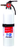 First Alert FE5GO-MNA - RV White Fire Extinguisher 5-B, C with Gauge