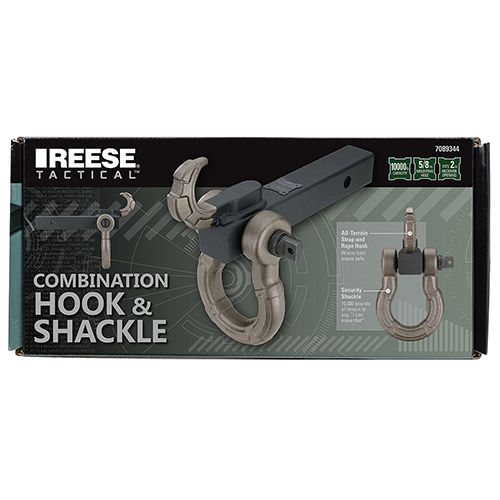 Reese 7089344 - Tow Mount Hook & Shack w/ 5/8" Mounting Hole, 10000 Lbs