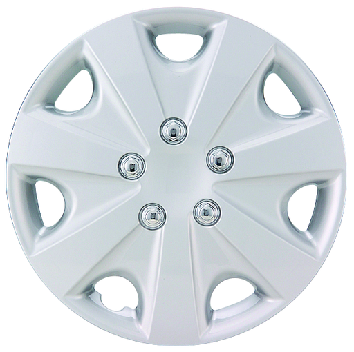 RTX 80-1087S - (4) ABS Wheel Covers - Silver 17"