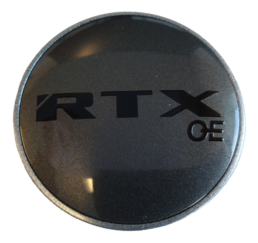 RTX 9091K64OEBK - Center Cap Gunmetal with RTXoe Black Gunmetal Background