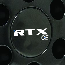 RTX OE 9098K67BOE - Black Cap  & logo with RTXoe Chrome 9098K67