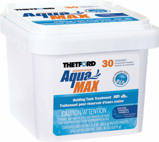 Thetford 96632 - Aquamax Toss-ins Spring Showers Tub 30 Dissolvable Packets