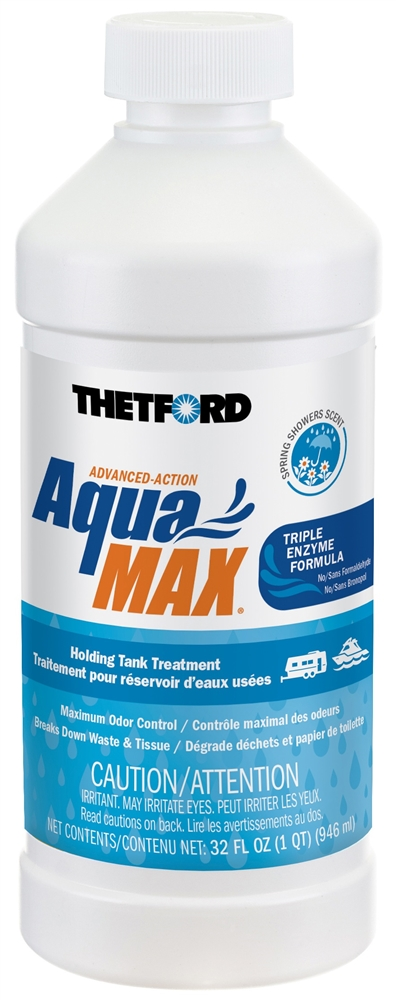 Thetford 96635  - AquaMax Waste Holding Tank Treatment - Spring Showers - 32 Oz