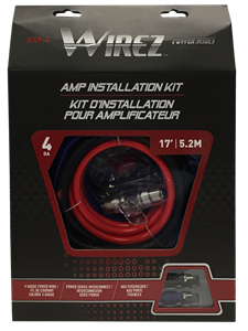 Wirez AKP-8 - 8 Gauge Amplifier Installation Kit