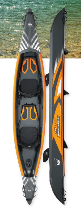 Aquamarina AIR-K-440 - Tomahawk Inflatable Kayak - 2 Person