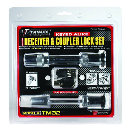 Trimax TM32 - (T3) 5/8" Receiver Lock & (TC2) 2.5" Span Coupler Lock