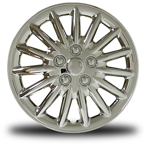 RTX 18817C-D - (4) ABS Wheel Covers - Chrome 17"