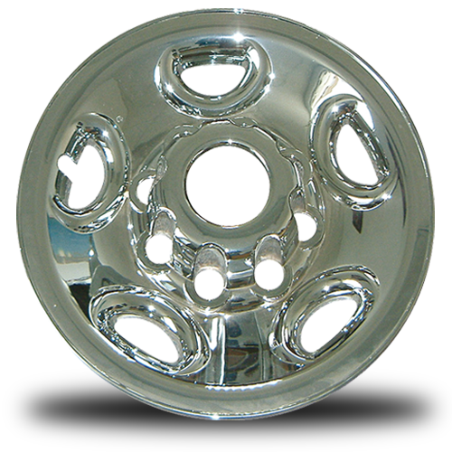 RTX6056C-1 - 16'' Chrome ABS OEM Style Wheel Skin GM/CHEVY 8-BLTS (Sold per unit)