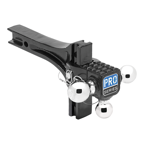 Draw-Tite 63070 - Adjustable Trailer Hitch Ball Mount, 14,000 lbs. Capacity, HD for 2 in. Receiver, 4-3/4" Drop, Black