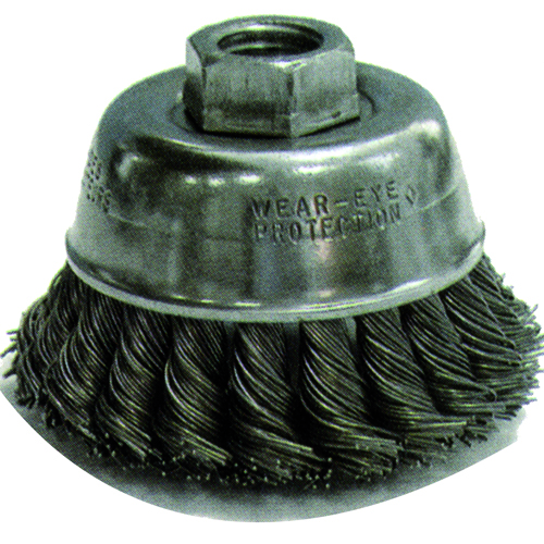 2-3/4"CUP BRUSH S/S 020 5/8-11
