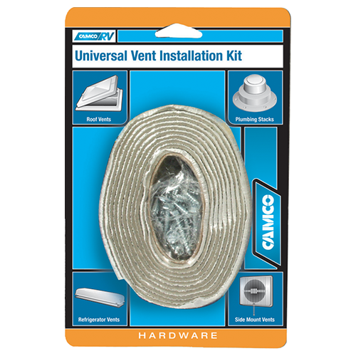 Camco 25003 - Universal Vent Installation Kit  - with Putty Tape