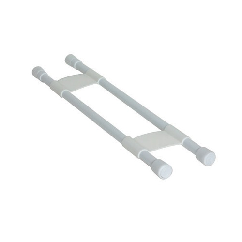 Camco 44073 - Double Refrigerator Bar   - 16" to 28" White