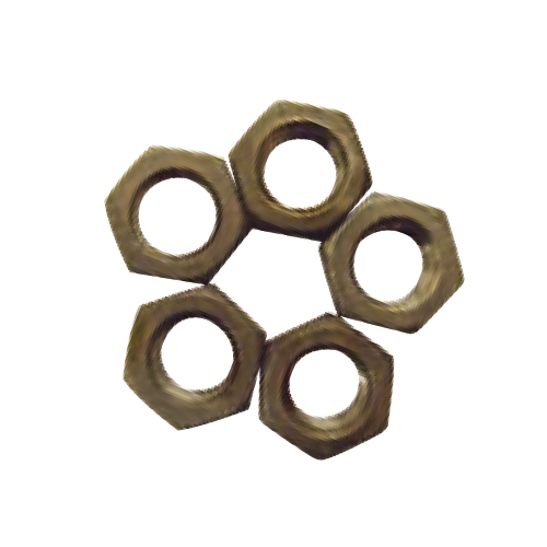 RTX BL1319 - (5) Zinc Conical Wheel Nuts 1/2 Hex 21mm
