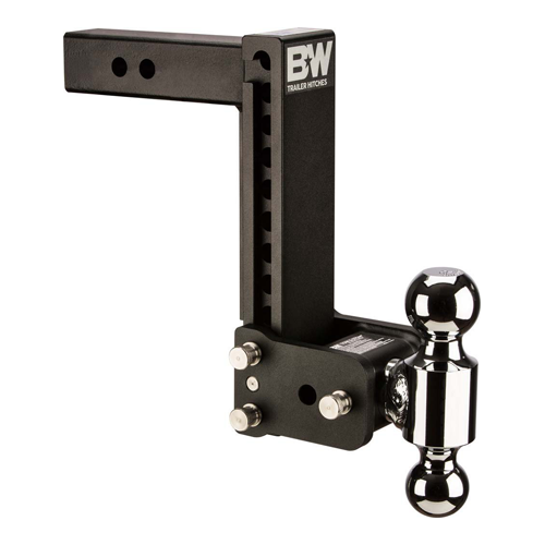 BW TS10043B - Tow & Stow Adjustable Hitch; 9" Drop; 2" & 2-5/16'' Balls